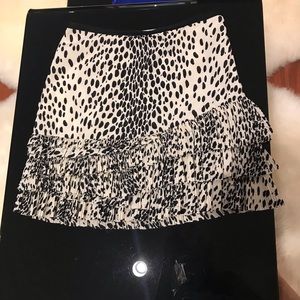 DKNY Animal printed skirt